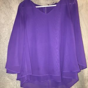 Purple blouse